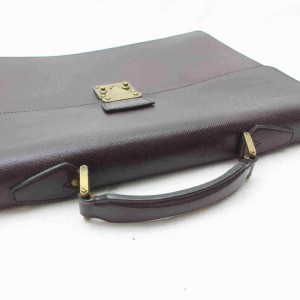 Louis Vuitton Bordeaux Taiga Leather Moskova Briefcase Attache 861514