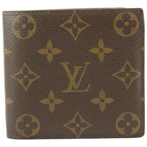 Louis Vuitton Monogram Multiple Slender Marco Florin Men's Bifold Wallet 642lvs617