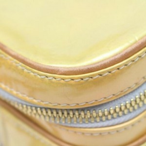 Louis Vuitton Monogram Vernis Murray Mini Backpack Yellow-Green 