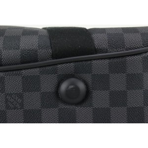 Louis Vuitton Black Damier Graphite Neo Eole 55 Rolling Duffle Trolley 825lv60