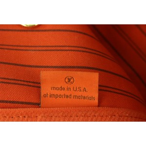Louis Vuitton Pimento Monogram Neverfull MM Tote Bag 713lvs622