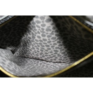 Louis Vuitton Black Monogram Wild at Heart Neverfull MM Tote bag 818lv52