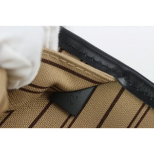 Louis Vuitton Black Monogram LVxLOL Stripe Neverfull MM Tote Bag 93lv85