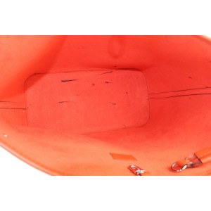 Louis Vuitton Mandarin Orange Epi Leather Neverfull MM Tote Bag 862344