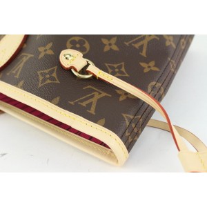 Louis Vuitton Monogram Fuchsia Neverfull MM Tote Bag 913lv14