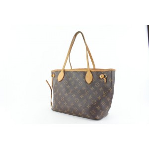 Louis Vuitton Small Monogram Neverfull PM Tote Bag 522lvs610