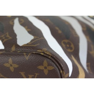 Louis Vuitton League of Legends Monogram Neverfull MM Tote with Pouch 93lv89