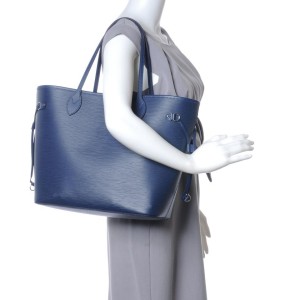 Louis Vuitton Blue Epi Leather Neverfull MM  860243