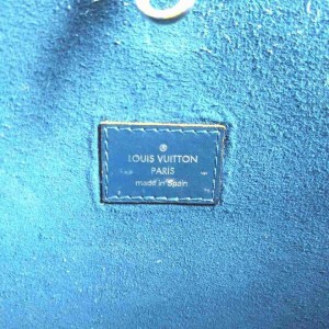 Louis Vuitton Blue Epi Leather Neverfull MM  860243
