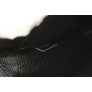 Louis Vuitton LVxUF Urs Fischer Black Monogram Leather Neverfull Pochette Bag 2lvs16