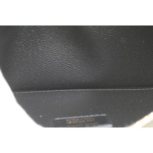 Louis Vuitton LVxUF Urs Fischer Black Monogram Leather Neverfull Pochette Bag 9lvs16