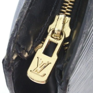 Louis Vuitton Black Epi Noir Saint Jacques Zip Tote 85885