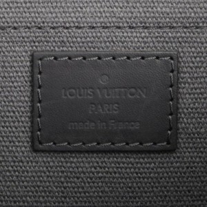 Louis Vuitton Black Utah Leather Omaha Messenger Crossbody Bag 862411