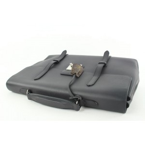 Louis Vuitton 21FW Ombre Charcoal Leather Cartable 93lv6