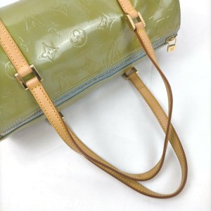 Louis Vuitton Green Monogram Vernis Bedford Papillon Barrely Cyllinder Bag 861778