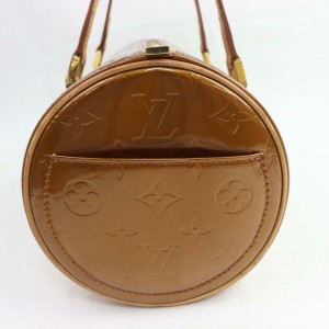 Louis Vuitton Papillon Bedford Copper 871479 Bronze Monogram Vernis Leather  Satchel, Louis Vuitton