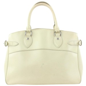 Louis Vuitton White Epi Leather Passy PM Bag 672lvs618