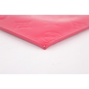 Louis Vuitton Pink Monogram Vernis Felicie Insert Zip Pouch 1lvs1221