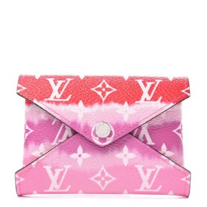 Louis Vuitton Pink Tye Dye Monogram Escale Small Kirigami Pochette Insert Red 859550