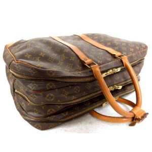 Louis Vuitton Poche Sac Trois 223277 Brown Coated Canvas Weekend/Travel Bag, Louis Vuitton
