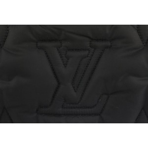 Louis Vuitton Black x Pink Pillow Monogram Puffy Multi Pochette Maxi Bag 1118lv18