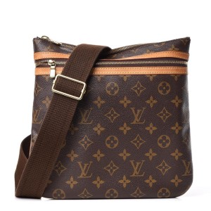 Brown Louis Vuitton Monogram e Crossbody Bag
