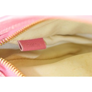 Louis Vuitton Pink x Beige Monogram Sabbia Cabas Pochette Accessories Bag 858933