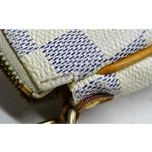 Louis Vuitton Damier Azur Pochette Eva 2way Bag 861366