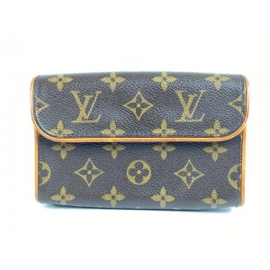 Louis Vuitton Pochette Florentine Belt Bag Monogram Fanny Pack Waist Pouch  11l610 Brown Coated Canvas Clutch, Louis Vuitton