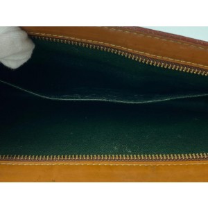 Louis Vuitton Brown Epi Leather Pochette Homme Envelope Clutch 7LV910