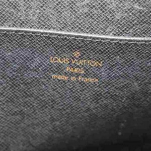 Louis Vuitton Black Epi Noir Pochette Homme Clutch 872977