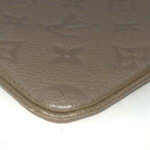 Louis Vuitton Brown Monogram  Empreinte Leather Citadines Pouch 863327