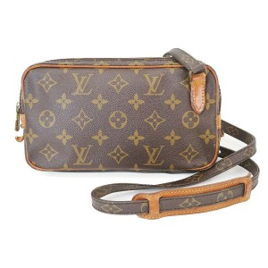 Louis Vuitton Black Leather and Monogram Tuff on My Side Bag