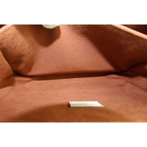Louis Vuitton Creme Monogram Empreinte Leather Pochette Metis Crossbody Bag  112LV9