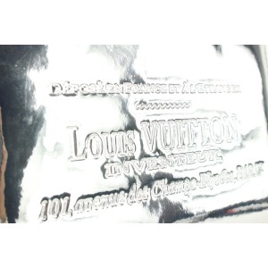 Louis Vuitton Silver Miroir Pochette Platt Wristlet Accessoires 104lv53