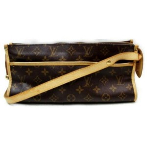 Louis Vuitton Brown Monogram Popincourt Satchel Shoulder Handbag