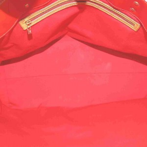 Louis Vuitton Large Red Monogram Vernis Reade GM Tote 861281