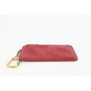 Louis Vuitton Red Epi Leather Pochette (authentic Pre-owned) in Pink