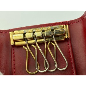 Louis Vuitton Red Monogram Vernis Multicles 4 Key Holder 8L102