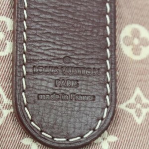Louis Vuitton Sepia Bordeaux Monogram Mini Lin Idylle Neverfull mm 861077