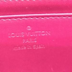 Louis Vuitton Indian Rose Portefeuille Louise Wallet Flap Pink Vernis 861159