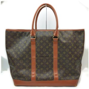 Louis Vuitton Large Monogram Weekend GM Zip Tote Bag 861767