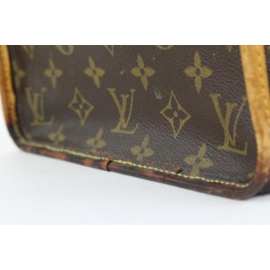Louis Vuitton Rare Monogram Sac Chien 40 Pet Carrier Dog Travel Cat Bag 862758