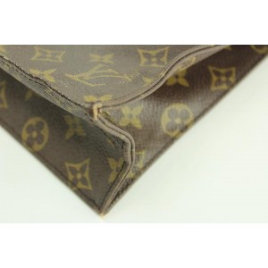 Louis Vuitton Monogram Sac Plat Shopper Tote 861422