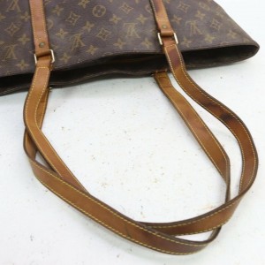Louis Vuitton Large Monogram Sac Shopping GM Tote  Bag  863176