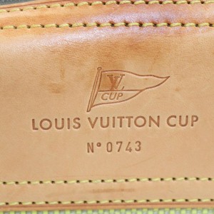 Louis Vuitton Lime Green Geant LV Cup Southern Cross Sac Sport Travel Bag 861719