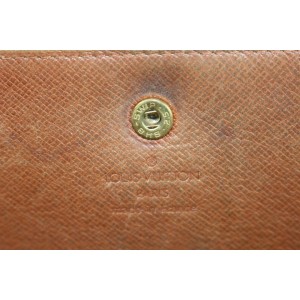 Louis Vuitton Sarah Wallet Tresor Porte Monogram Long 230869 Brown