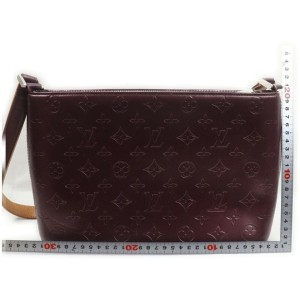 Louis Vuitton Bordeaux Monogram Vernis Allston Shoulder bag 862590