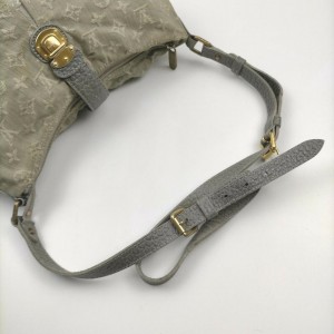 Louis Vuitton Grey Denim Monogram Slightly Shoulder Bag 861601