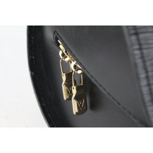 Louis Vuitton Black Epi Leather Noir Soufflot Boston Papillon Bag 922lv93